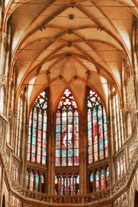 Majestueus kerkglas door Christina Sillen