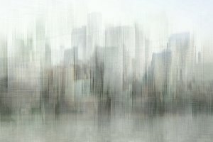 De skyline van Misty City door Christina Sillen