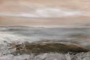 Mistige rust aan de kust door Christina Sillen
