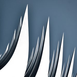 Scherpe abstracte vormen