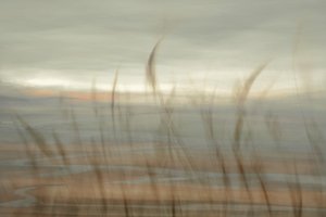 Zacht strand aan de horizon door Christina Sillen