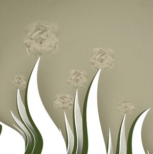Subtiele crèmekleurige bloesems door Christina Sillen