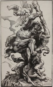 Hercules die Afgunst Doodt door Christoffel Jegher