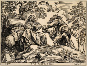 De verzoeking van Christus door de duivel