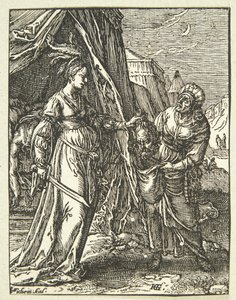 Judith met het hoofd van Holofernes door Christoffel van
