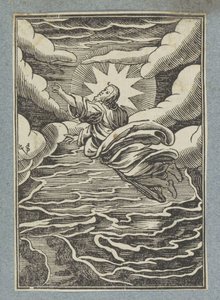 Eerste scheppingsdag: scheiding tussen licht en duisternis door Christoffel van Sichem (II)