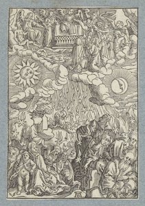 Het openen van het vijfde en het zesde zegel door Christoffel van Sichem (II)