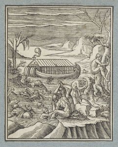 Zondvloed door Christoffel van Sichem (II)