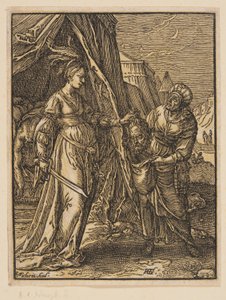 Judith met het hoofd van Holofernes door Christoffel van Sichem I