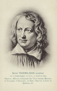 Bertel Thorvaldsen, Deense beeldhouwer door Christoffer Wilhelm Eckersberg