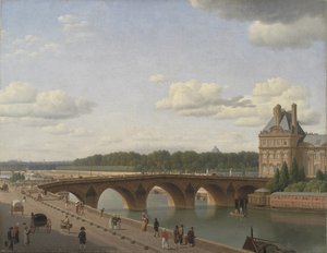 Pont Royal gezien vanaf Quai Voltaire, 1812