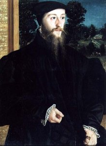 Portret van een bebaarde heer