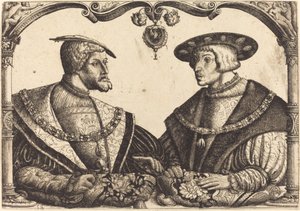 Keizers Karel V en Ferdinand I door Christoph Bockstorfer