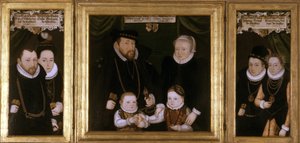 Drieluik van Johann Wilhelm von Sachsen door Christoph Leutolph
