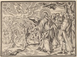 Christus Vertelt Zijn Discipelen over het Laatste Oordeel door Christoph Murer