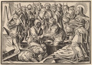 Christus Vertelt Zijn Discipelen over het Laatste Oordeel door Christoph Murer