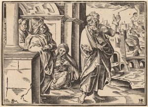 Christus Vertelt Zijn Discipelen over het Laatste Oordeel door Christoph Murer
