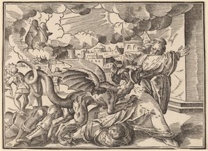 De vier ruiters van de Apocalyps door Christoph Murer