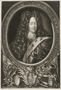 Georg Ludwig, hertog van Brunswijk door Christoph Weigel