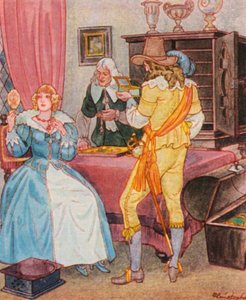 Bezoek bij de juwelier door Christophe (1856 1945)