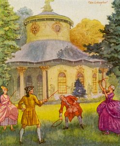 Chinees paviljoen door Christophe (1856 1945)