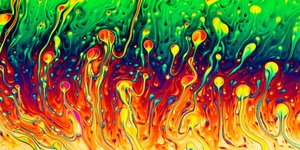 Levendig, vloeiend en abstract door Christophe Kiciak