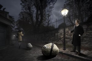 Een speelse wandeling langs de Pet Rocks door Christophe Kiciak