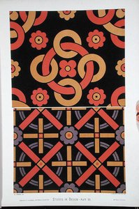 Plate XII uit Studies in Design, uitgegeven door Cassell, Petter & Galpin, ca. 1874-76