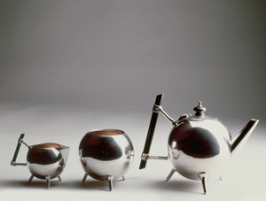 Theeservies vervaardigd door Elkington & Company, c.1925