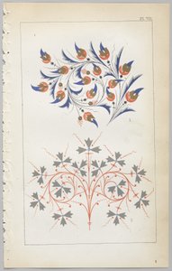 De kunst van decoratief ontwerp: met een bijlage, waarin de uren van de dag worden gegeven waarop bloemen opengaan, uitgegeven door Day & Son, Londen, 1862 door Christopher Dresser