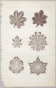 De kunst van decoratief ontwerp: met een bijlage, waarin de uren van de dag worden gegeven waarop bloemen opengaan, uitgegeven door Day & Son, Londen, 1862
