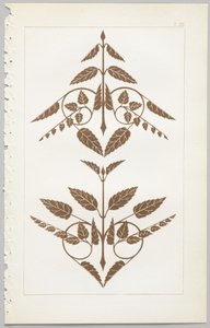 De kunst van decoratief ontwerp: met een bijlage, waarin de uren van de dag worden gegeven waarop bloemen opengaan, uitgegeven door Day & Son, Londen, 1862