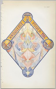 De kunst van decoratief ontwerp: met een bijlage, waarin de uren van de dag worden gegeven waarop bloemen opengaan, uitgegeven door Day & Son, Londen, 1862