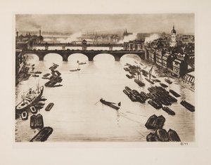 Londense bruggen, pub. 1924