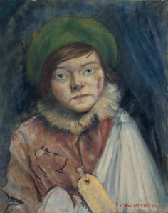 Camden Town Kid, of Cockney Stoic door Christopher Richard Wynne Nevinson