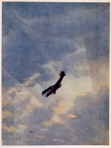 Aanval op een Vijandelijk Vliegtuig, uit British Artists at the Front, Vervolg van The Western Front, 1918