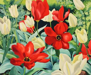 Vroege tulpen door Christopher Ryland