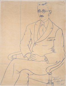 Portret van Gerald Reitlinger door Christopher Wood