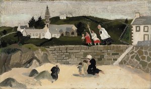 Het Sacrament, Ploaré, Bretagne door Christopher Wood