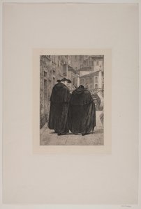 Twee Romeinse priesters door Cilius Johannes Konrad Andersen