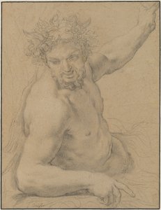 Faun liggend door Ciro Ferri