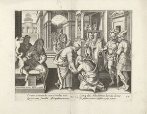 Cornelius knielt voor Petrus