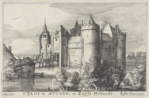 Gezicht op het Muiderslot