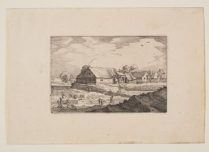 Boerderijen en Blekerijen, van Gezicht in de Omgeving van Haarlem (Plaisante Plaetsen)