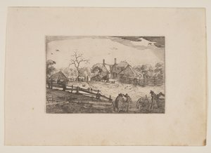 Vaders Herberg, van Gezicht in de Omgeving van Haarlem (Plaisante Plaetsen)