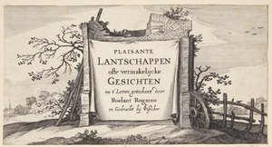 Titelblad voor "Landschappen met dorpen nabij Amsterdam"