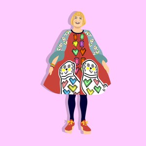 Portret van Grayson Perry