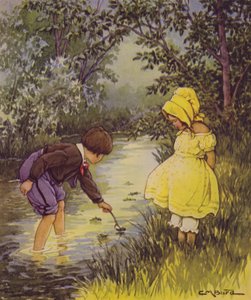 Een kindertuin van verzen: Waar gaan de boten heen? door Clara Miller Burd