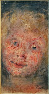 Portretstudie (jongen) door Clara Siewert