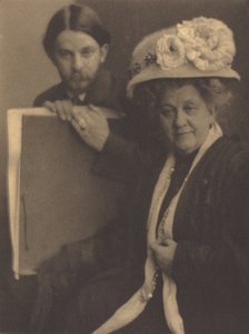 Alvin Langdon Coburn en Zijn Moeder, ca. 1909 door Clarence H White